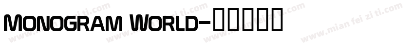 Monogram World字体转换